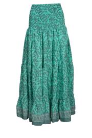Lang Maxi Nederdel Turquoise Green
